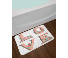 Big Love Lettering Bath Mat