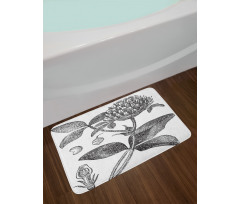 Nostalgic Flower Art Bath Mat