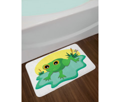 Animal and Butterfly on Pond Bath Mat