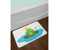 Prince Animal Big Leaf Pond Bath Mat