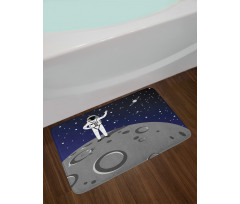 Man Landed on Moon Bath Mat