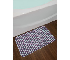 Little Girl Hugging Globe Bath Mat