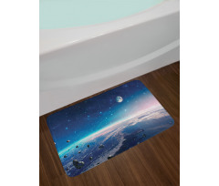 Image of Nebula Asteroids Bath Mat