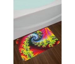 Abstract Fantasy Psychedelic Bath Mat