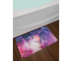 Vivid Galactic Art Bath Mat