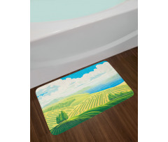 Idyllic Beauty Graphic Bath Mat