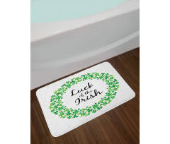 Clover Wreath Bath Mat