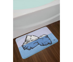 Ice Below and Above Water Bath Mat