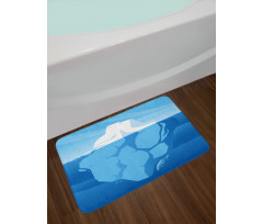 Tip of Frosty Form Showing Bath Mat