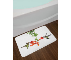 Hummingbird Nectar Sip Bath Mat