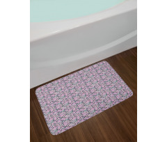 Pastel Abstract Waves Bath Mat