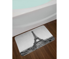 Old Times City Image Bath Mat