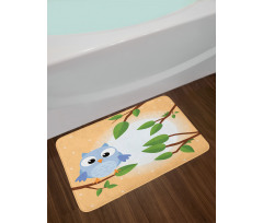 Creature on a Forest Tree Bath Mat