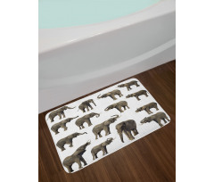 Elephants Tusk Ear Bath Mat