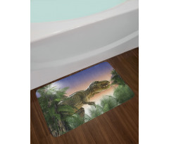 Dinosaur in the Jungle Bath Mat