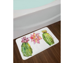 Succulents Bath Mat