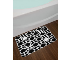 Big and Smaller Circles Bath Mat