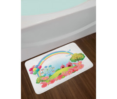 Village Hill Circus Bath Mat