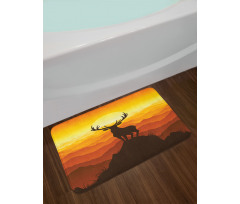 Wildlife Sunset Hill Bath Mat