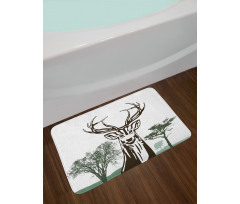 Village Mountain Fall Bath Mat