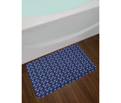 Modern Bohemian Feathers Bath Mat