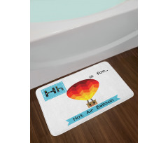 Education Alphabet Bath Mat