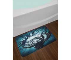 Night Big Mystic Tree Bath Mat