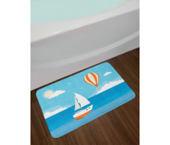 Boat Holiday Sea Bath Mat