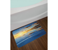 Tropical Vivid Scenery Bath Mat