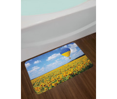 Sunflower Fields Bath Mat