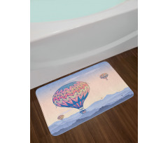 Gradient Mountains Bath Mat