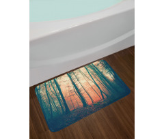 Autumn Forest Woodland Bath Mat