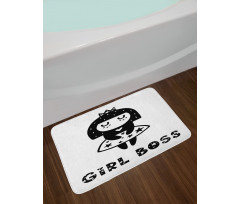 Princess Doodle Bath Mat