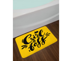 Wording and Crown Bath Mat