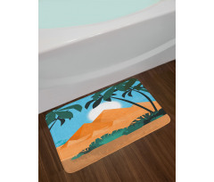 Desert and Pyramids Bath Mat