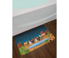 Eastern Traditional Family Bath Mat