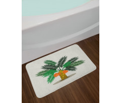 Tropical Oasis Leaves Bath Mat