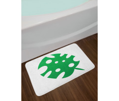 Simple Tropical Leaf Bath Mat