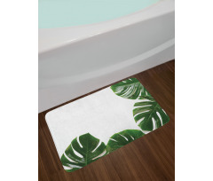 Swiss Cheese Plant Bath Mat