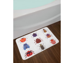 Various Creeping Species Bath Mat