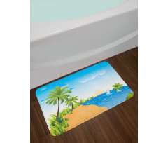 Summer Vibe Landscape Bath Mat