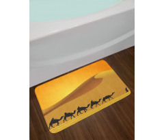 Camel Caravan Sahara Desert Bath Mat