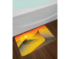 Sand Hills at Desert Hot Sun Bath Mat