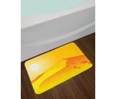 Sand Hills Sun and Footprints Bath Mat