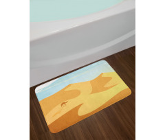 Little Camel on Desert Hills Bath Mat