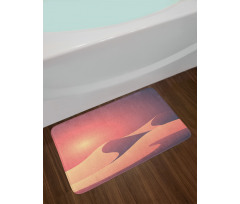 Warm Colors Sky and Desert Bath Mat