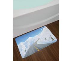 Road into the Mountains Bath Mat