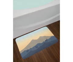 Hills with Open Sky Art Bath Mat