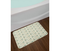 Creature with Tentacles Bath Mat