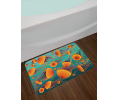 Tangerine Tones Animal Bath Mat